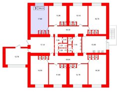 Комната 17.8 м² в 9-комн. кв. 7/10 этаж
