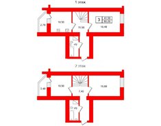 3-комн. кв. 80 м² 17/17 этаж