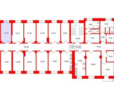 Комната 12.7 м² в 19-комн. кв. 3/3 этаж