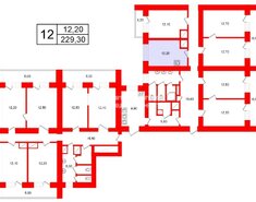 Комната 12.2 м² в 12-комн. кв. 7/15 этаж