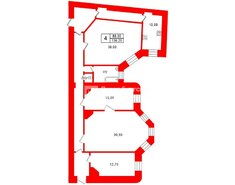 4-комн. кв. 136.2 м² 5/6 этаж