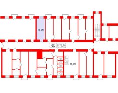 Комната 16 м² в 40-комн. кв. 5/6 этаж