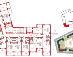 Студия 27.63 м² 3/4 этаж