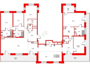 Квартира в ЖК Моисеенко X, 4 комнатная, 251.3 м², 9 этаж