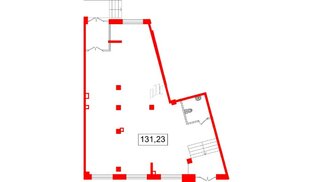 Помещение в ЖК FoRest Akvilon, 132.5 м², 1 этаж