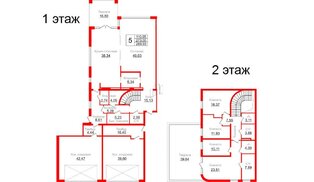 Квартира в ЖК Gatchina Gardens, 5 комнатная, 273 м², 1 этаж