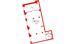Помещение в ЖК Neva Residence, 112.12 м², 1 этаж