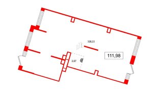 Помещение в ЖК Аквилон Stories, 111.98 м², 1 этаж