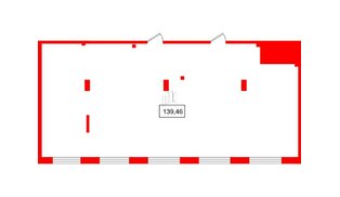 Апартаменты в ЖК 17/33 Петровский Остров, 1 комнатные, 139.46 м², 7 этаж