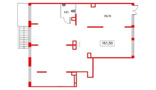 Помещение в ЖК Аквилон All in 3.0, 161.5 м², 1 этаж