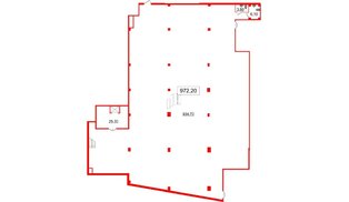 Помещение в ЖК БЦ INSIDE, 972.2 м²