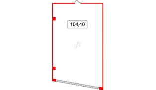 Помещение в ЖК БЦ INSIDE, 104.4 м², 5 этаж