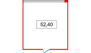Помещение в ЖК БЦ INSIDE, 52.4 м², 5 этаж