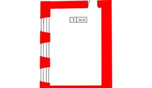 Апартаменты в ЖК Hovard Club, 1 комнатные, 40.1 м², -1 этаж