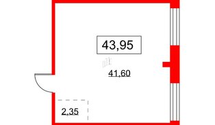 Помещение в ЖК Glorax Premium Василеостровский, 60.85 м², 5 этаж