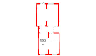 Помещение в ЖК Октябрьская набережная, 89.8 м², 1 этаж