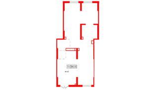 Помещение в ЖК Октябрьская набережная, 89.3 м², 1 этаж