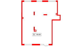 Помещение в ЖК А101Лаголово, 93.53 м², 1 этаж