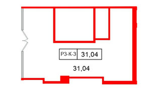 Помещение в ЖК Моско, 31.04 м², 3 этаж