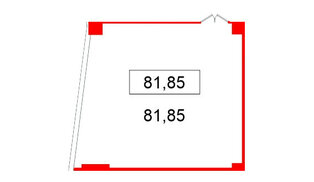 Помещение в ЖК БЦ ELEMENT PRIME, 81.85 м², 7 этаж
