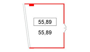 Помещение в ЖК БЦ ELEMENT PRIME, 55.89 м², 8 этаж