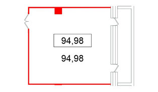 Помещение в ЖК БЦ ELEMENT PRIME, 94.98 м², 8 этаж