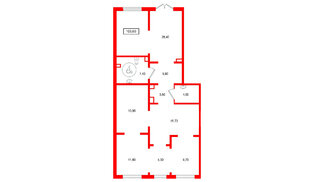 Помещение в ЖК Цветной город, 105.6 м², 1 этаж