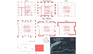 Помещение в ЖК БЦ Попова 38, 5992 м²