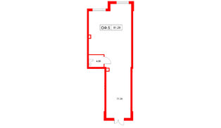 Помещение в ЖК Расцветай в Янино, 81.29 м², 1 этаж