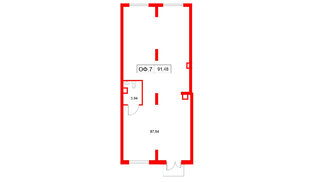 Помещение в ЖК Расцветай в Янино, 91.48 м², 1 этаж