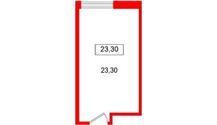 Помещение в ЖК «Арт Плаза», 23.3 м², 3 этаж
