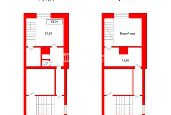 Помещение свободного назначения  55м²
