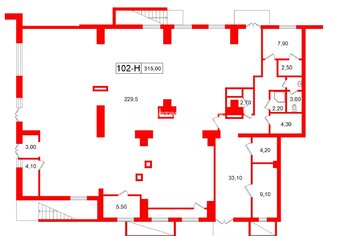 Помещение свободного назначения  315м²