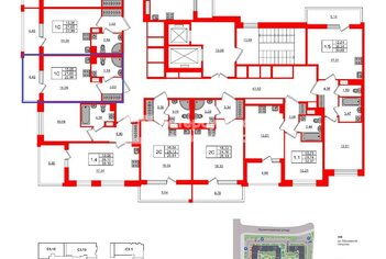 Студия 22.98 м² 10/12 этаж