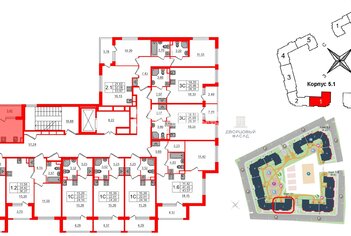 2-комн. кв. 61.54 м² 3/4 этаж