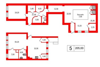 Помещение свободного назначения  205м²