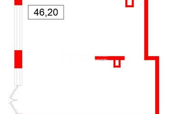 Торговое помещение  46м²