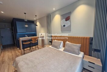  Студия 25.6 кв.м. у метро Ладожская