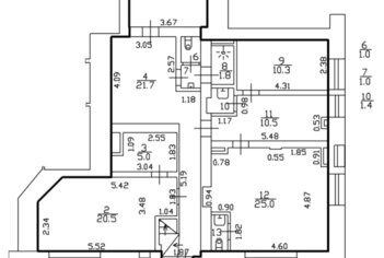 Помещение свободного назначения  283м²