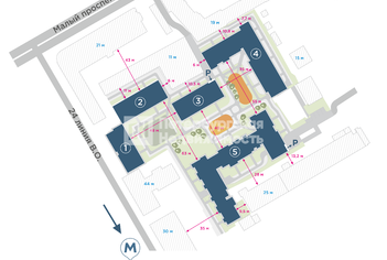 1-комн. кв. 42.3 м² 4/12 этаж