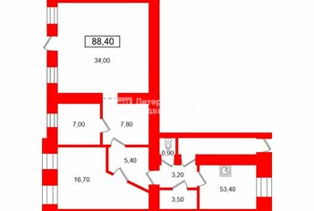 Помещение свободного назначения  88м²