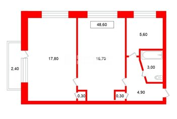 Помещение свободного назначения  48м²