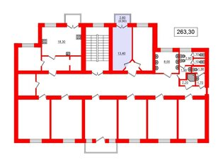 Комната 13.4 м² в 9-комн. кв. 3/5 этаж
