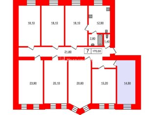  Квартира 170 кв.м. у метро Владимирская