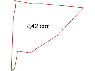 Земельный участок 2.42 сот. в тер. СНТ Северная верфь ул 12-я линия