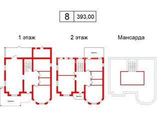 Жилой дом 393 м² в  ул Малая Ленинградская, д26 к а