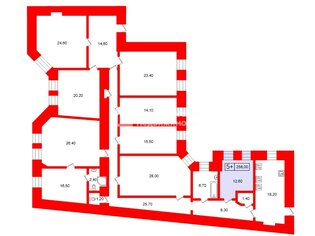 Комната 12.6 м² в 7-комн. кв. 3/8 этаж