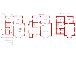 Коттедж 174.8 м² в деревня Заозерье ул Центральная, д111а