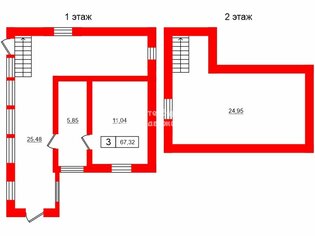 Дача 67.32 м² в тер. СНТ Конкордия 16-я линия, д514