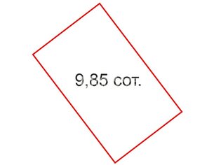 Земельный участок 9.85 сот. в тер. СНТ Белоостровец